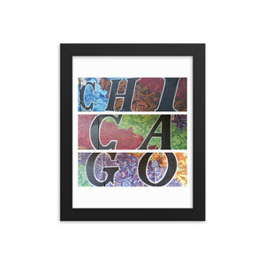 Chicago in Color Framed Poster