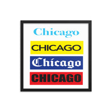 Chicago Newspaper Framed Poster