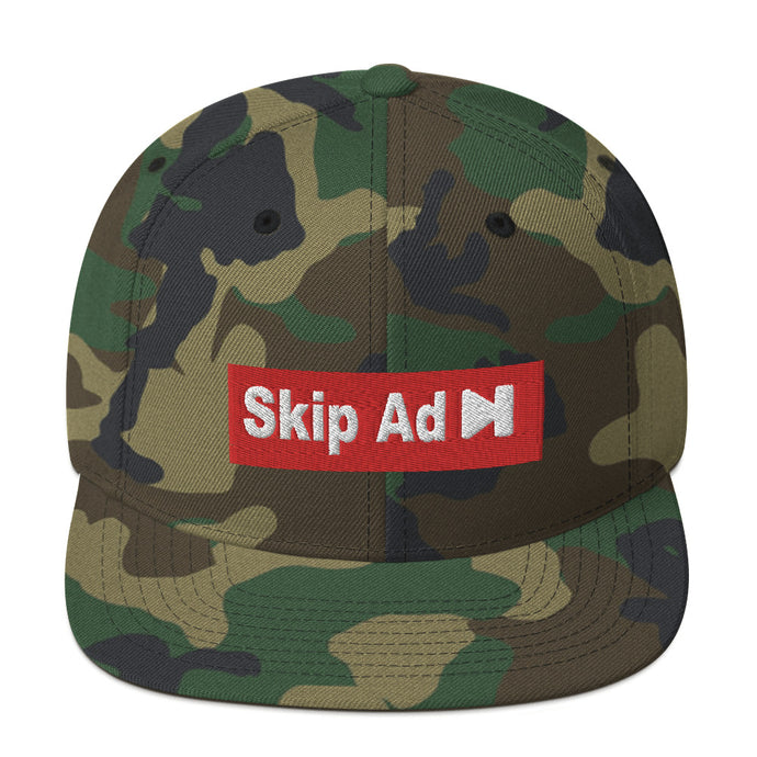 Tinfoil Skip Ad Snapback Hat