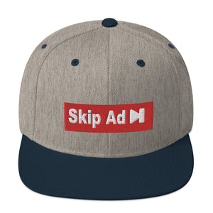 Tinfoil Skip Ad Snapback Hat