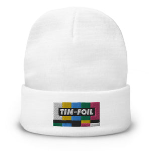 Tinfoil Embroidered Beanie