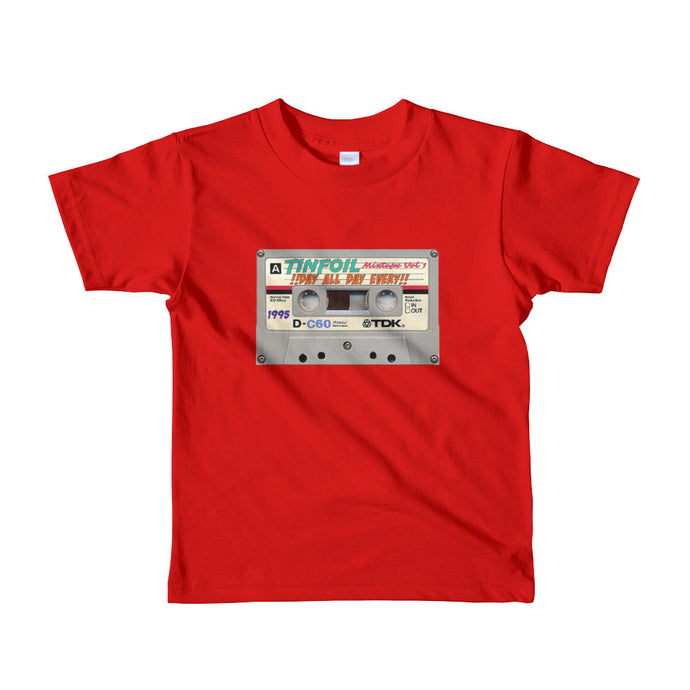 Tinfoil Cassette Short sleeve kids t-shirt