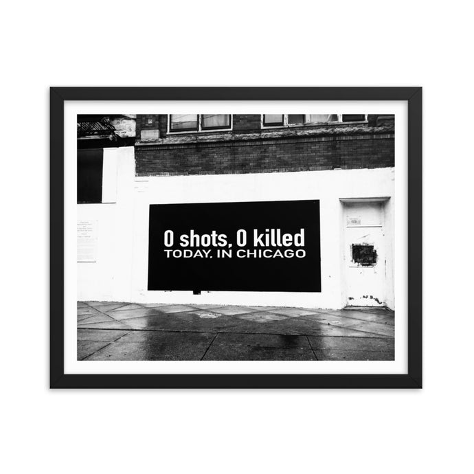 Chicago Day of Peace Framed Poster