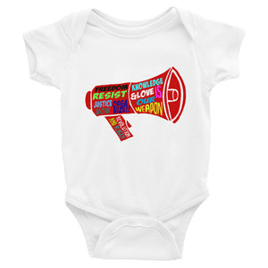 Tinfoil Megaphone Infant Bodysuit