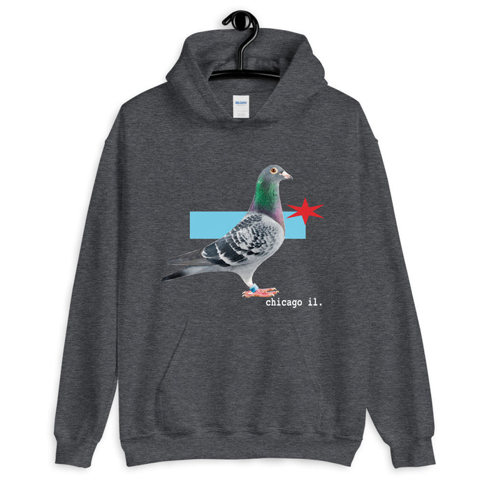 Tinfoil Chicago Pigeon Unisex Hoodie