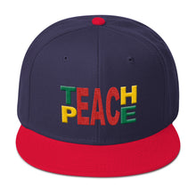 Tinfoil Teach Peace Snapback Hat