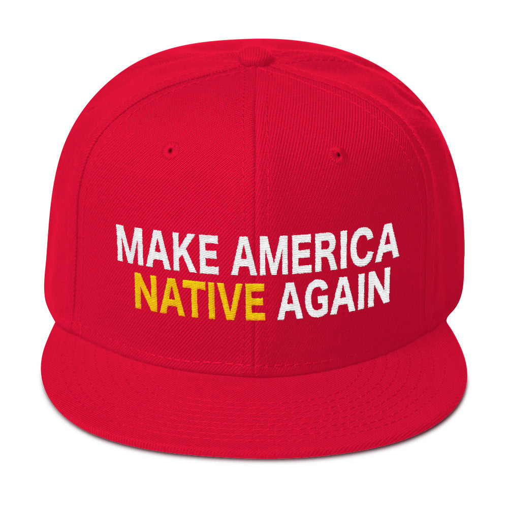 Tinfoil Make America Native Again Snapback Hat