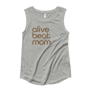 Tinfoil Ladies’ Alive Beat Mom Cap Sleeve T-Shirt