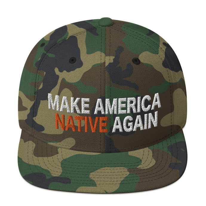 Tinfoil Make America Native Again Snapback Hat