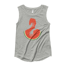 Tinfoil Ladies Melon Bird Cap Sleeve T-Shirt