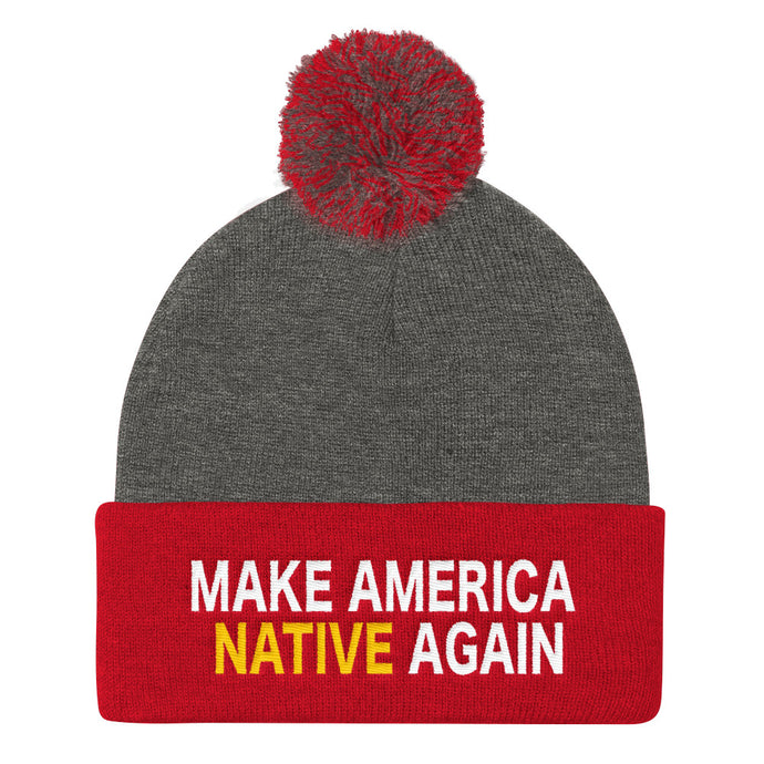 Tinfoil Unisex MAGA Pom Pom Knit Cap