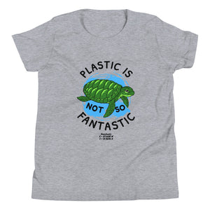 Nunchucks Plastic is Not So Fantastic Unisex Youth Short Sleeve T-Shirt